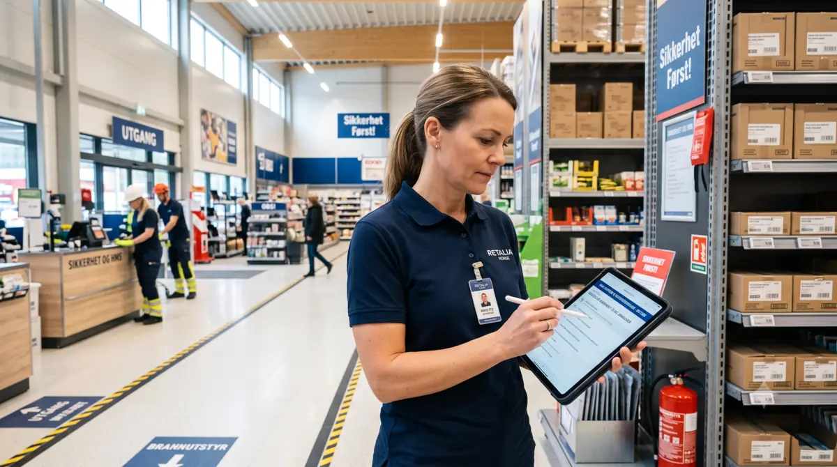 Arbeidstilsynet fører tilsyn med varehandel for å kontrollere arbeidskontrakter og verneombud